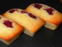 Financier aux framboises