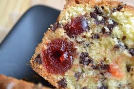 Cake aux cerises et au miel