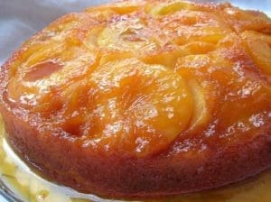 Gâteau aux pêches