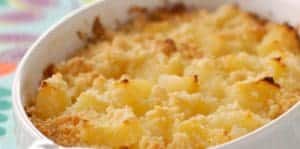 Crumble aux pommes et ananas