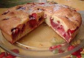 Gâteau aux fraises rapide