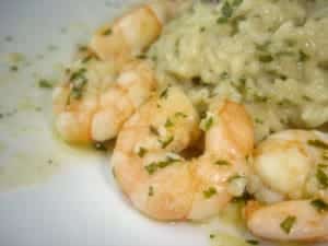 risotto-de-crevettes-et-champignons