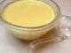 Crème anglaise avec sucre vanillé