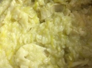 Risotto aux poireaux