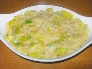 Fondue de poireaux