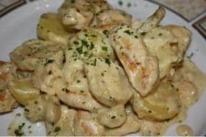 Blanc de poulet pomme de terre