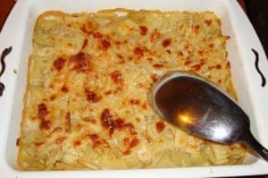 Gratin de côtes de blettes
