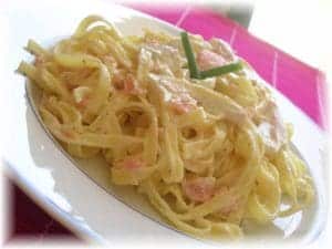 Tagliatelle au saumon