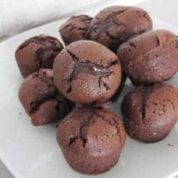 Muffins chocolat au cœur de Nutella