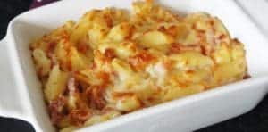 Gratin de pâtes aux fromages