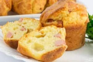 Muffin jambon et fromage