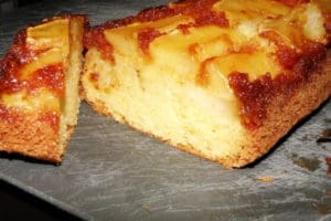 Gâteau quatre quart aux pommes