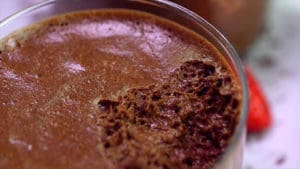 Mousse légère au chocolat