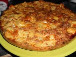 Omelette au thon et aux pommes de terre