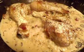 Poulet à la crème
