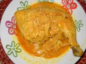 Cuisses de poulet au curry