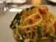 Spaghettis carbonara aux asperges