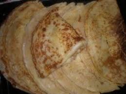 Crêpes à la crème fraiche