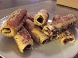 Pain perdu roulé au nutella
