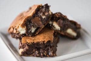 Brownies aux trois chocolats