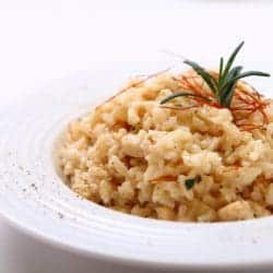Risotto de poulet au curry