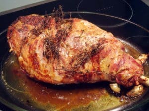 gigot-agneau au four