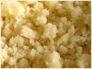 Crumble sans beurre