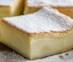 Gâteau magique chocolat blanc