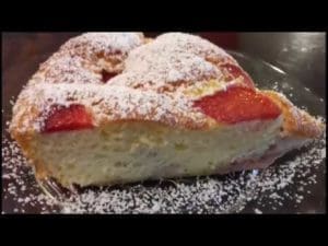 Gâteau moelleux aux fraises