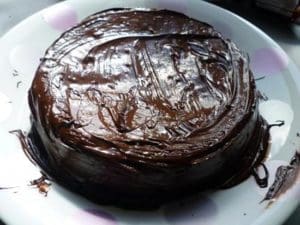 Gâteau glacé au chocolat