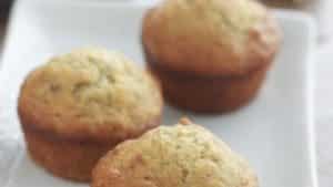 Muffins moelleux aux bananes