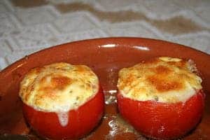Tomates farcies à la mozzarella