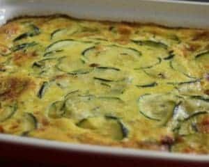 Gratin de courgettes à l'italienne