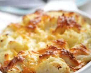 Gratin de chou fleur aux lardons Gratin de chou fleur aux lardons