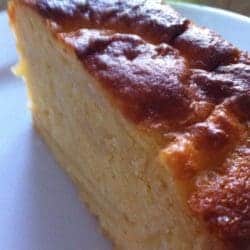 Gâteau au fromage blanc et aux pommes