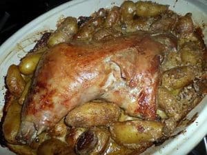 Cuisses de dinde aux marrons