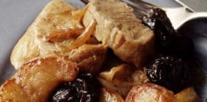 Filet mignon aux abricots et pruneaux