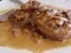 Escalope de poulet aux champignons et aux lardons