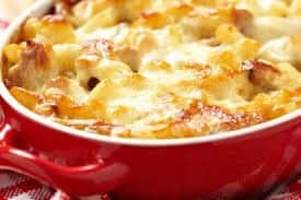 Gratin de pâtes au poulet