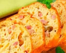 Cake aux champignons,gruyère et jambon