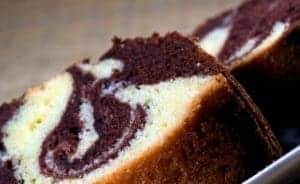 Gâteau marbré facile