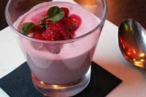 Mousse aux fraises