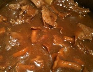 Daube de boeuf aux carottes au vin blanc