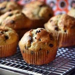 Muffins aux pépites de chocolat