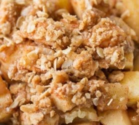 Crumble aux pommes facile